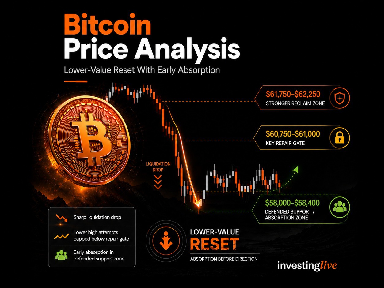 Bitcoin price analysis on 28 June '26 on investingLive Itai Levitan